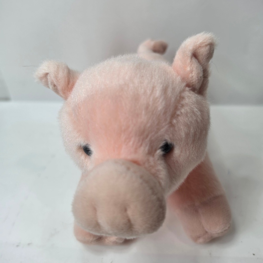 Aurora World Pink Pig Plush Stuffed Animal 8" Mini Flopsie Beanbag Toy Floppy